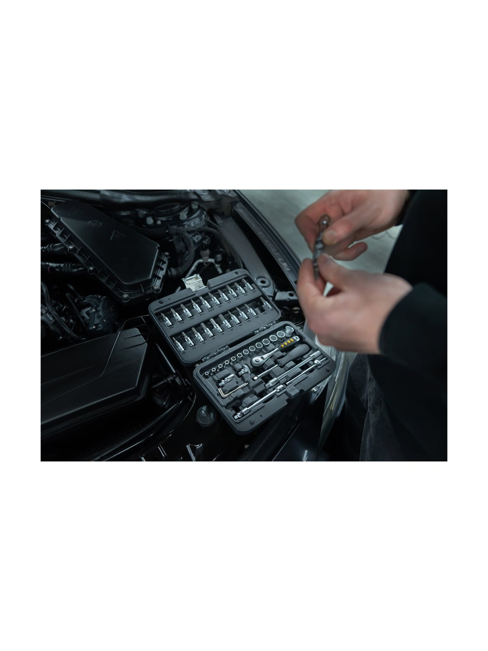 Набор инструментов Inforce 46 предметов 1/4 Inforce, Сталь Cr-V, Профессиональный, 06-07-11