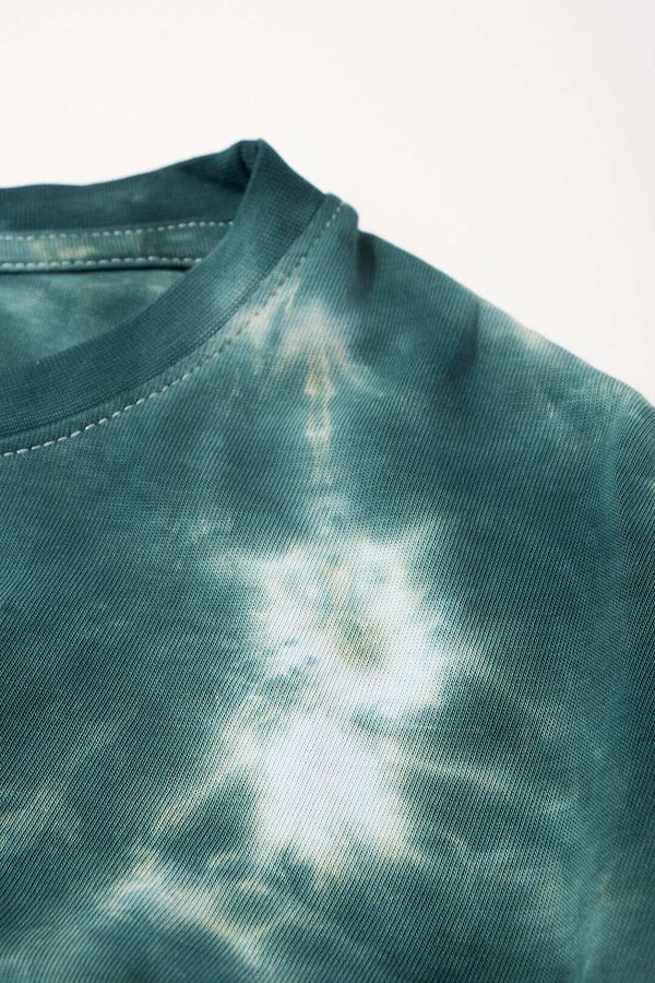 Футболка Тай-дай зеленая - фото 4