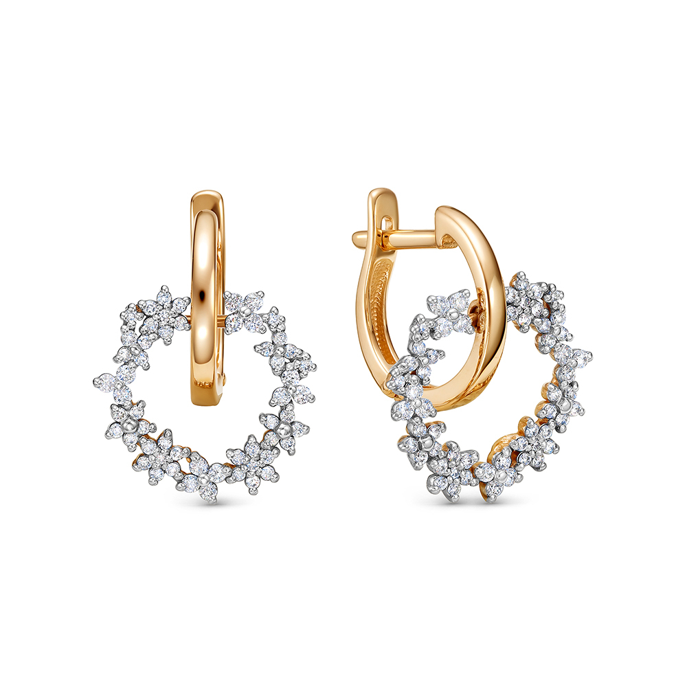 Серьги из золота 585 пробы