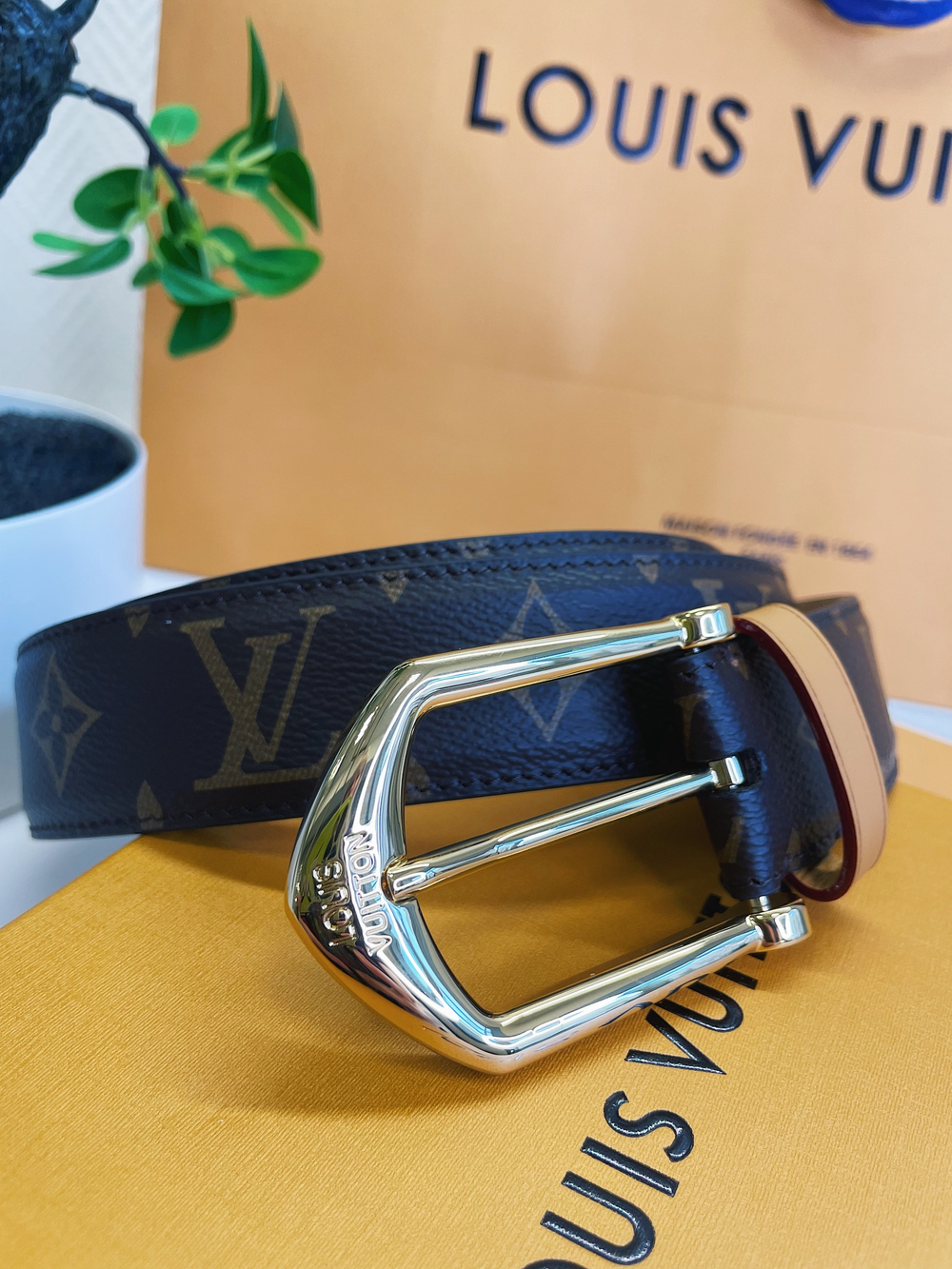 Louis Vuitton Кожаный ремень