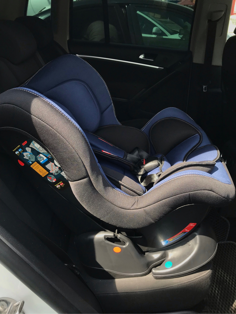 Автокресло детское GE-B (чёрно-голубой (black+blue)) Артикул: GE-B/8