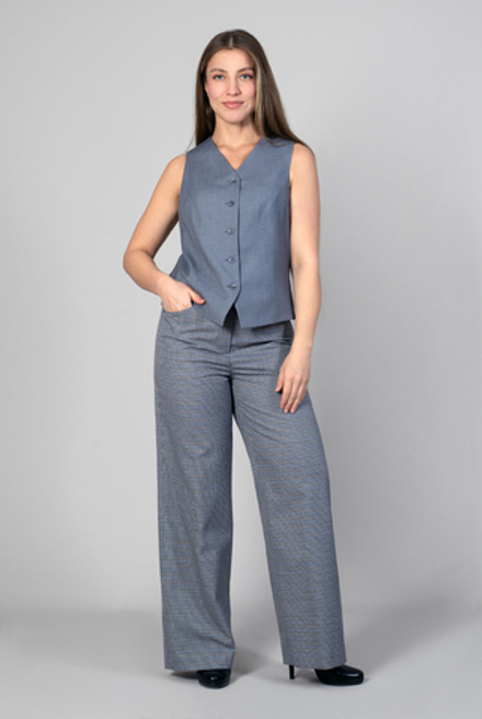 Жилет женский 3433ВЕ, серый #495Сер063433ВЕ