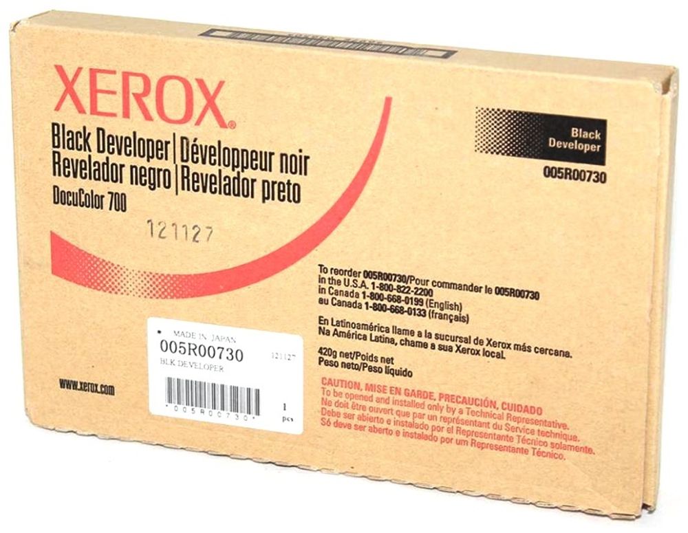 ПРОЯВИТЕЛЬ XEROX 505S00030 / 005R00730 (ЧЁРНЫЙ) ДЛЯ XEROX 550/560/700/700I/770 PRO C75/J75 1 500 000 СТРАНИЦ (А4)