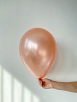 S Шар металлик 12"/30 см №13 розовое золото (БГ-17)