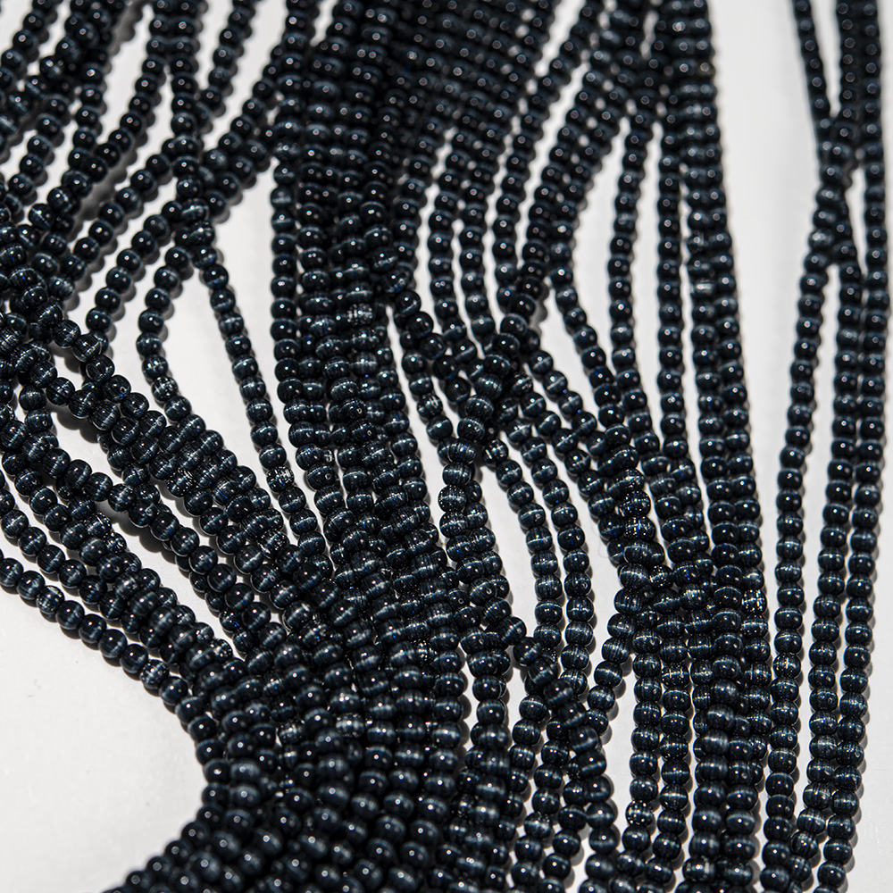 Обсидиановый селенит (имитация), 2,3мм, шар