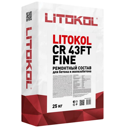 Ремонтный состав Litokol CR 43FT Fine 25 кг