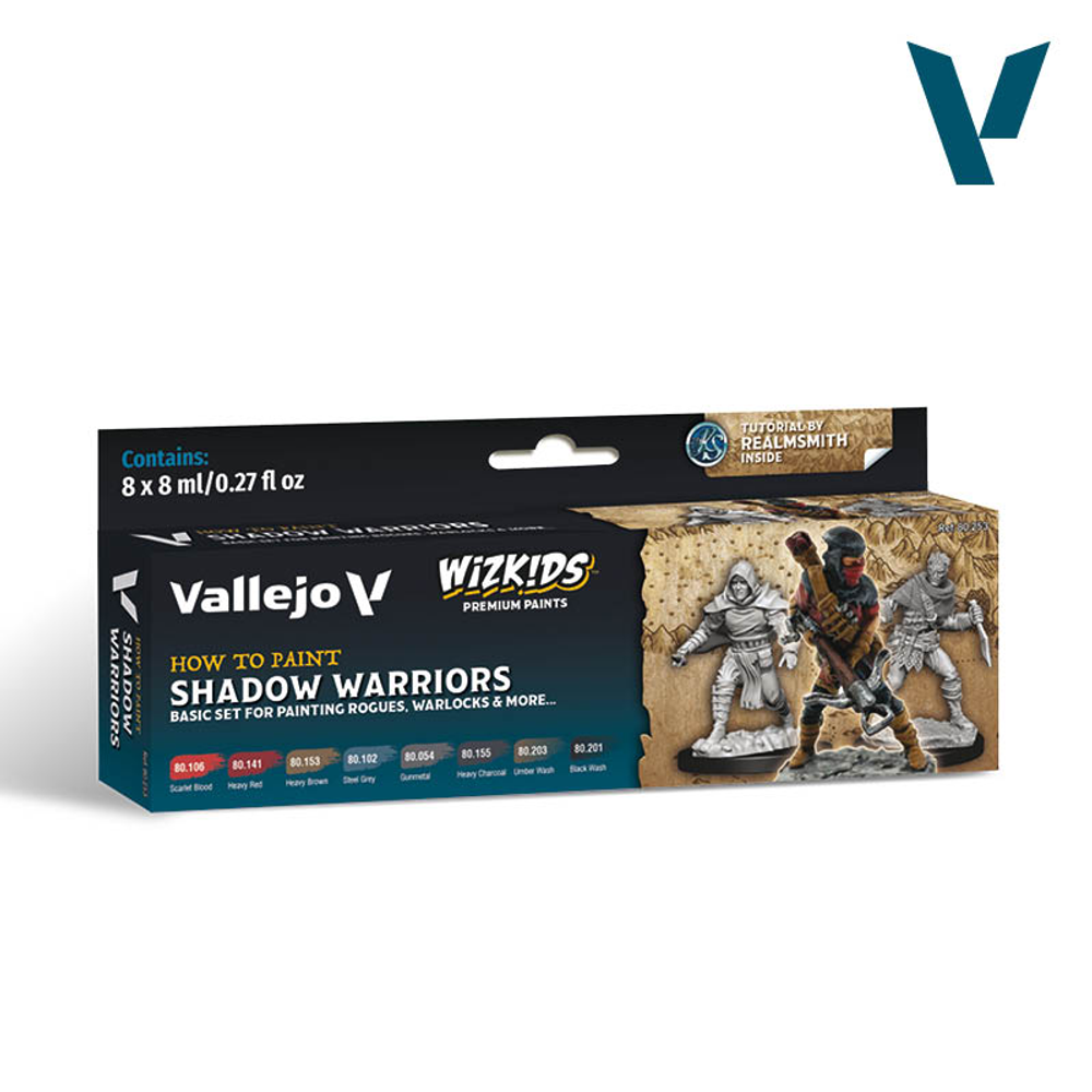 Wizkids premium set by vallejo: shadow warriors Wizkids premium set by vallejo: shadow warriors