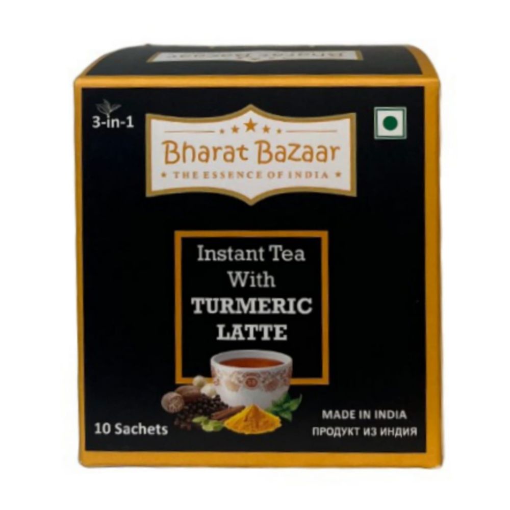 Чай растворимый Куркума Латте Bharat Bazaar 10 саше 2 шт