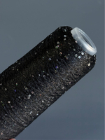 Пряжа Siyue Lurex Sequins пайтка 1,5 мм (14/черный, голография), 1800м/50гр