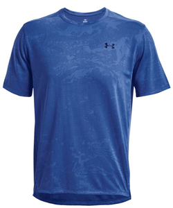 Футболка мужская теннисная Under Armour UA Tech Vent Jacquard SS - blue mirage/black