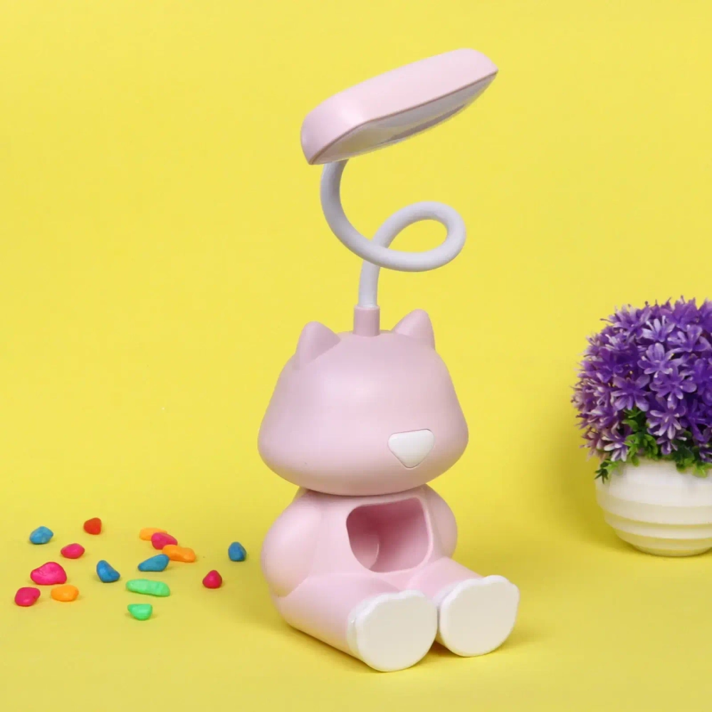 Светильник настольный «Marmalade-Кот Томас» LED 28*8,5*8см USB 2W 5V, Розовый