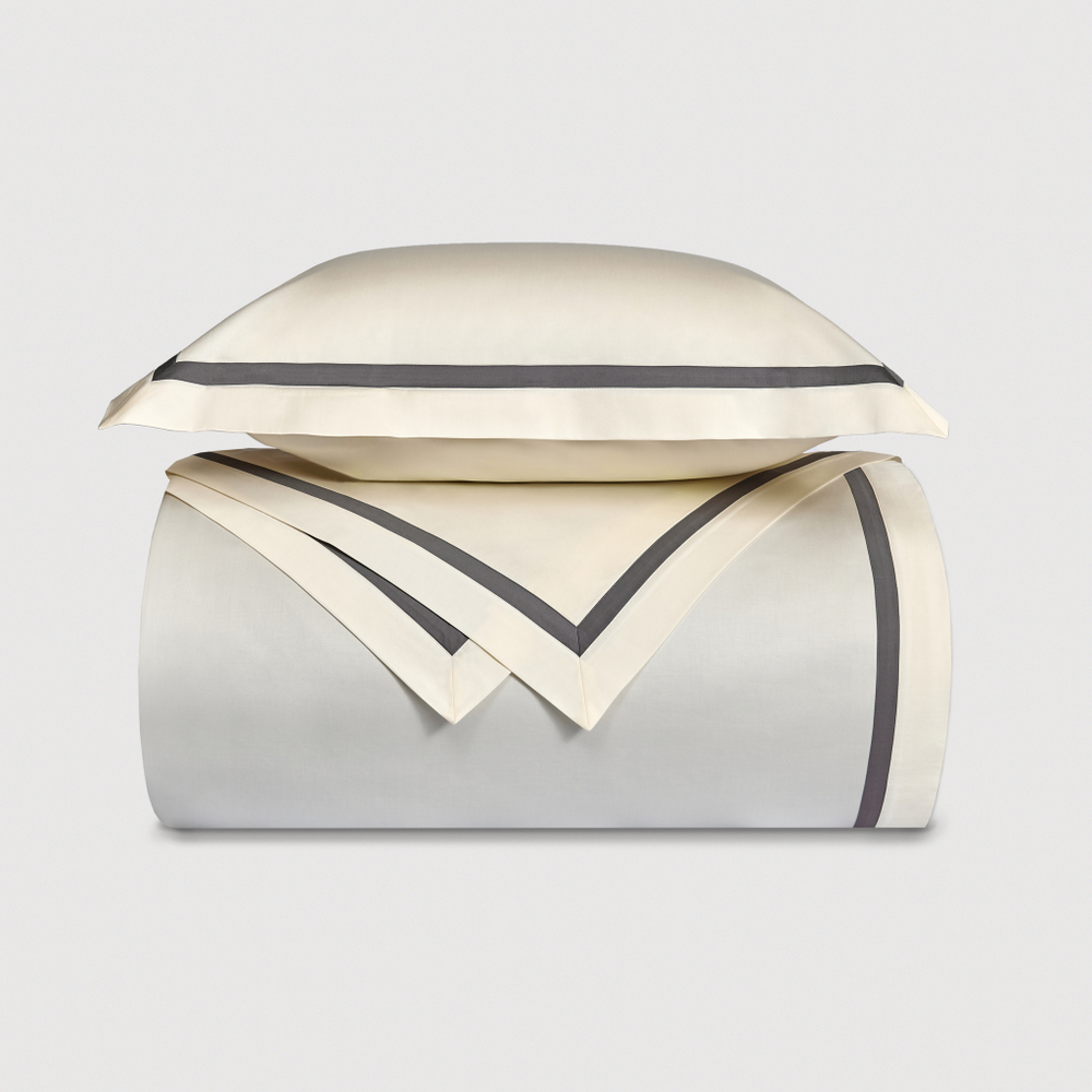 Постельное белье 2 спальное евро Сlaire&Caroll Nuage айвори