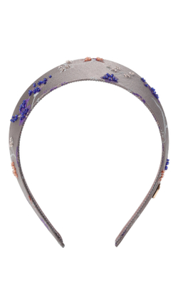 Кокошник серый S с декором