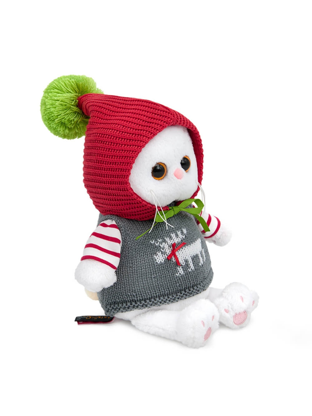 Мягкая игрушка Кошечка Ли-Ли в жилете и шапочке 20 см LB-156