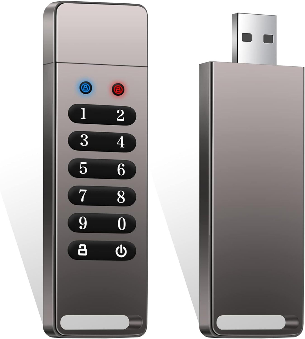 INNOPLUS Secure 32GB — Зашифрованная флешка с аппаратным шифрованием 256-bit AES Защита паролем для Windows, macOS, Linux и embedded-систем