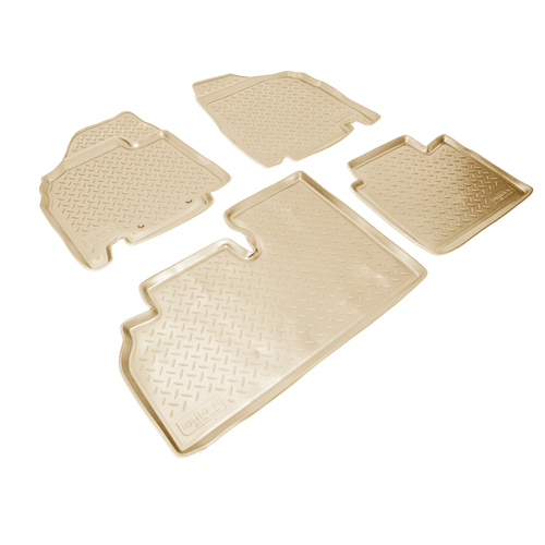 Ковры в салон Norplast/Unidec для Kia Carnival в кузове MB (2006-)Полиуретан,Бежевый, арт.NPL-Po-43-03-B