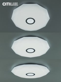 Citilux Диамант Смарт CL713A80G Умная люстра Хром