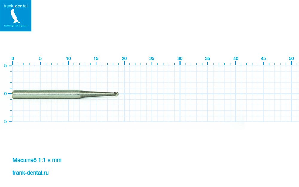 Бор твердосплавный Frank Dental типа FG - C.1.009.FG