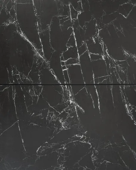 Стол раздвижной Vashti 120-160 см черная керамика