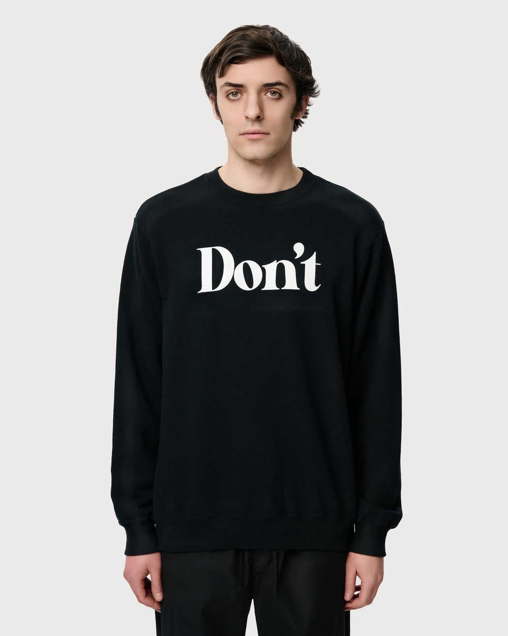 UNDERCOVER СВИТШОТ ЧЕРНЫЙ DON'T
