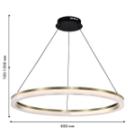 Подвесная светодиодная люстра Favourite Cirkler 4400-8P