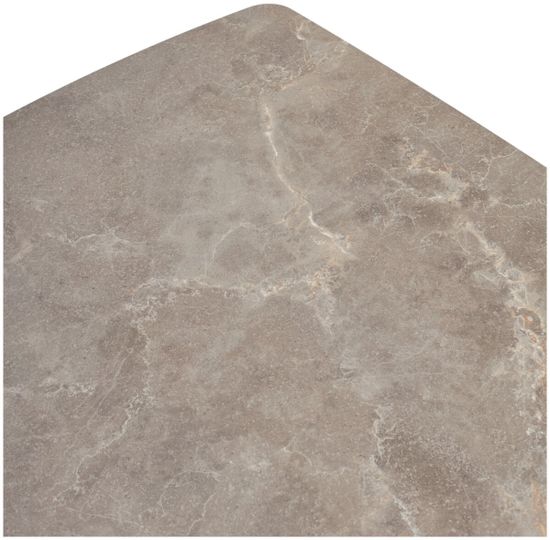 Стол RIVOLI 140 MATT LATTE STONE SOLID CERAMIC / TAUPE