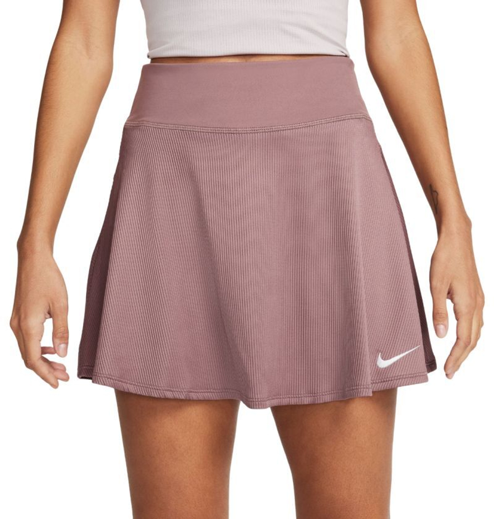 Теннисная юбка Nike Court Dri-Fit Advantage Skirt - smokey mauve/white