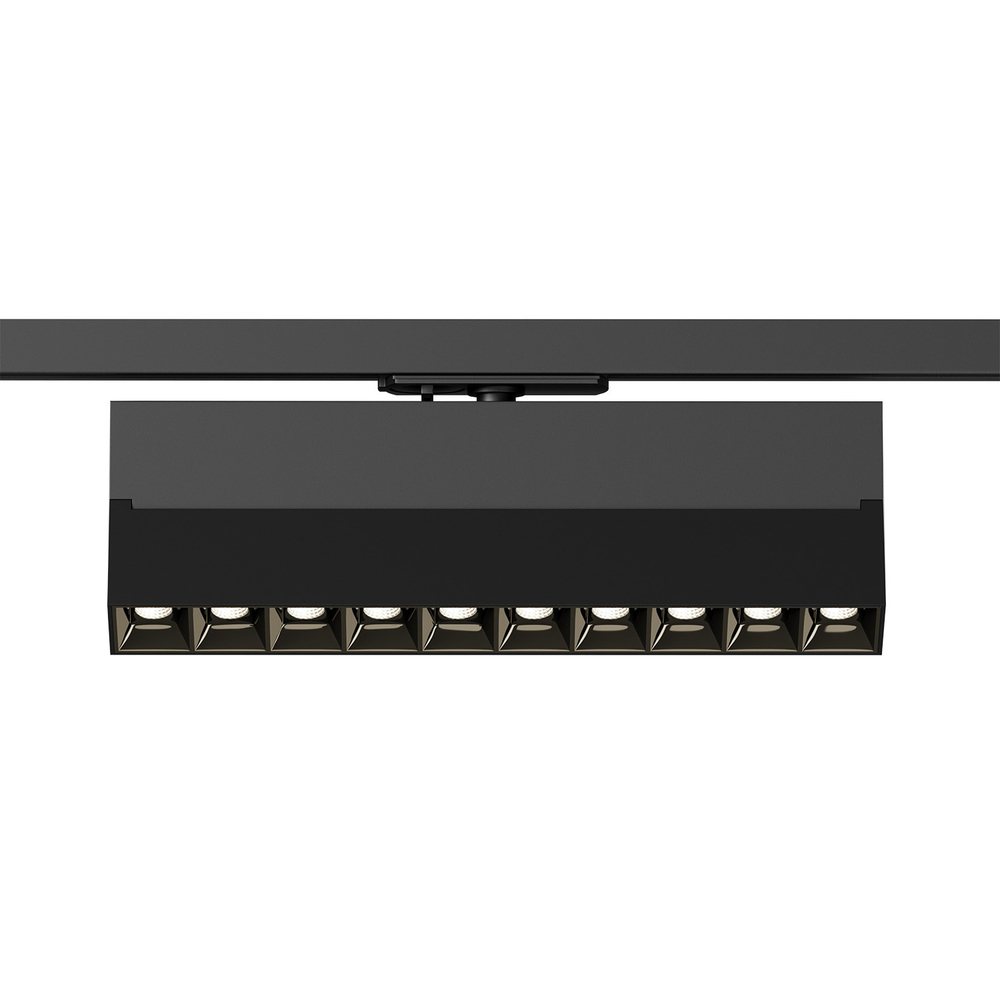 DK6636-BK Поворотный однофазный трековый светильник EDDER со светодиодом L271mm 220V 20W 30° 3000K IP20 черный алюминий