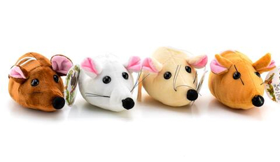 Мягкая игрушка Мышь 12 см, пакет D-4526