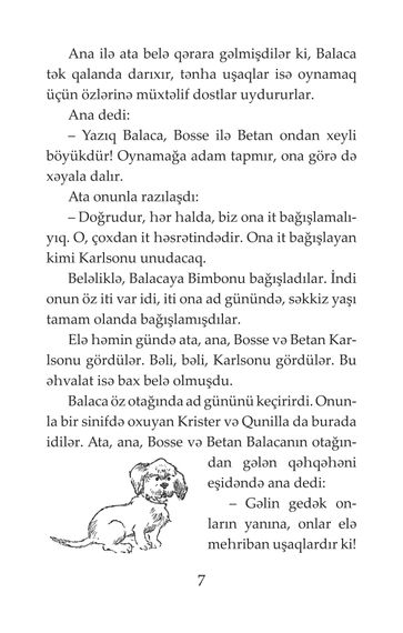 Damda yaşayan Karlson yenidən uçub gəldi (yumşaq cild)