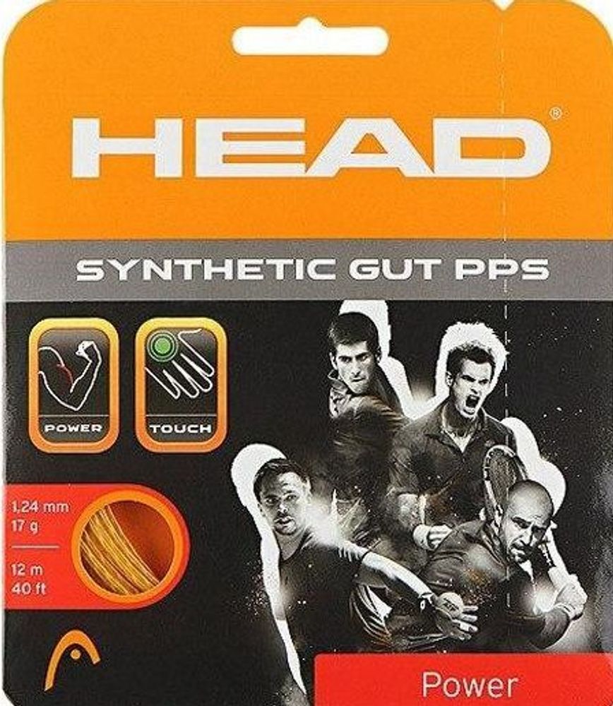 Теннисные струны Head Synthetic Gut PPS (12 m) - gold