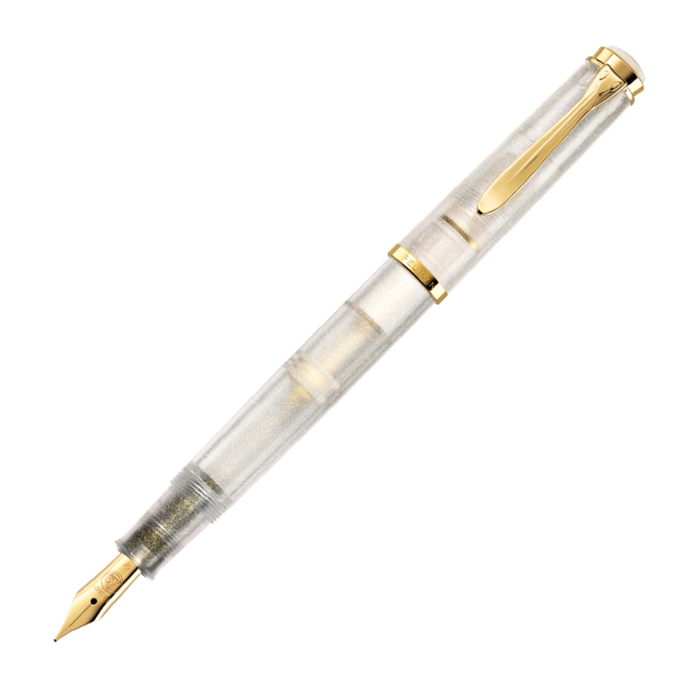 Набор Pelikan Elegance Classic M200 (PL819817) Golden Beryl F в компл.:флакон чернил подар.кор. ручка перьевая