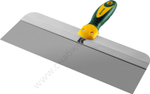 KRAFTOOL 350 мм, широкое полотно алюминиевая направляющая двухкомпонентная ручка, нержавеющий, Фасадный шпатель (10036-350)