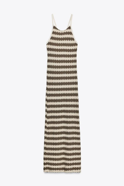 ZARA ПЛАТЬЕ МИДИ В ПОЛОСКУ, ПОЛОСКИ