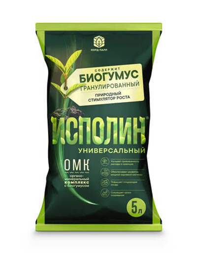 Удобрение органическое натуральное "ИСПОЛИН" (универсальное) 5 л