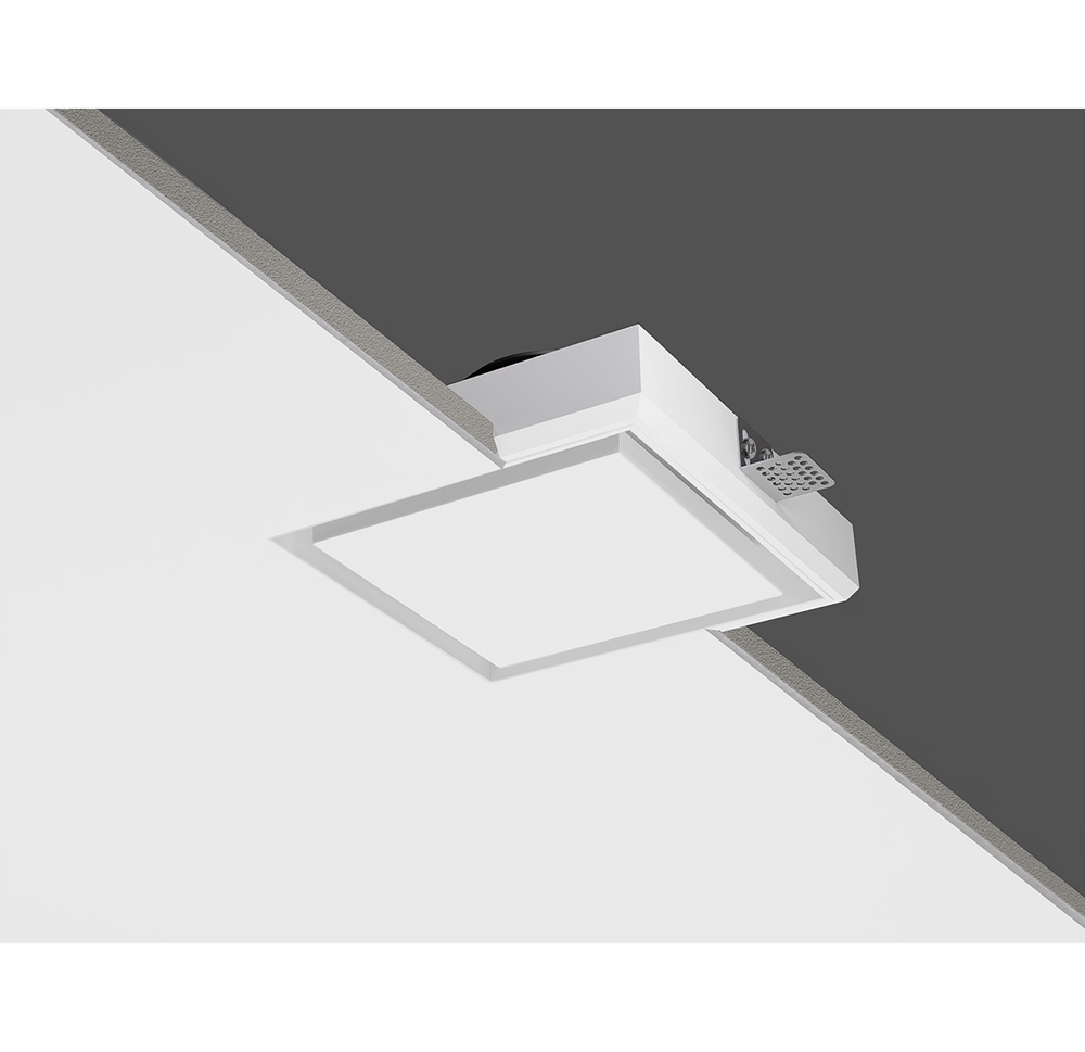 Диффузор под покраску скрытого монтажа SECRET SOFT FRAME 100/90 с приточно-вытяжным вентилятором