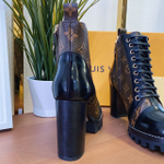 Кожаные ботильоны