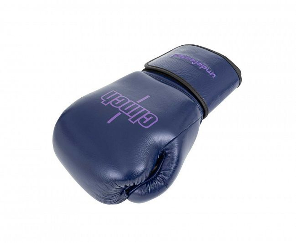 Перчатки боксерские Clinch Undefeated темно-синие C161