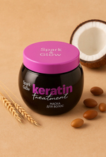 Маска для волос с эффектом кератина - Hair mask with keratin effect, 500мл
