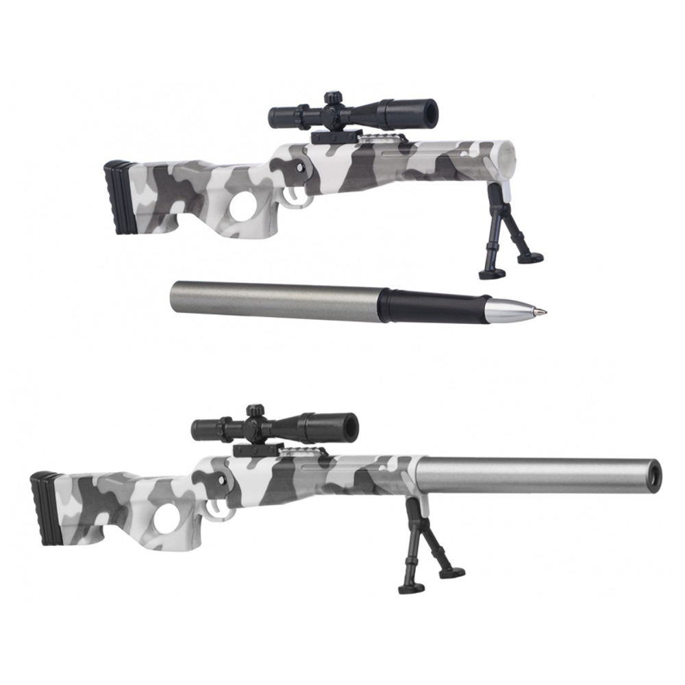 Ручка шариковая, масляная, Basir, синие чернила, серия "Ружьё", в форме оружия, 24 шт