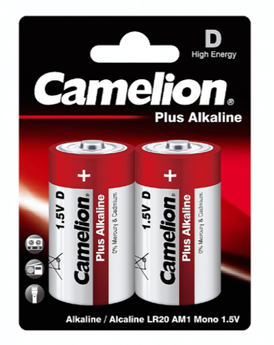 Элемент питания Camelion Plus LR20/BL2