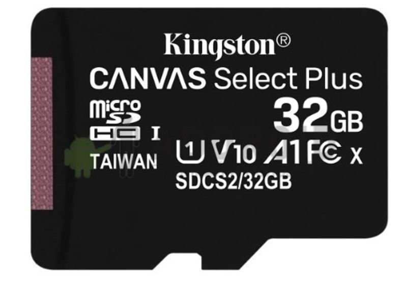 Карта памяти Kingston Canvas Select Plus microSDXC Class 10 A1 32GB (100mb/s) без адаптера