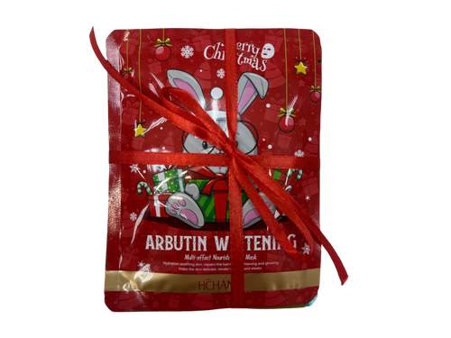 Набор новогодних тканевых масок 5шт