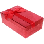 Коробка подарочная «Изысканность» 19*12*6.5 см, Красный
