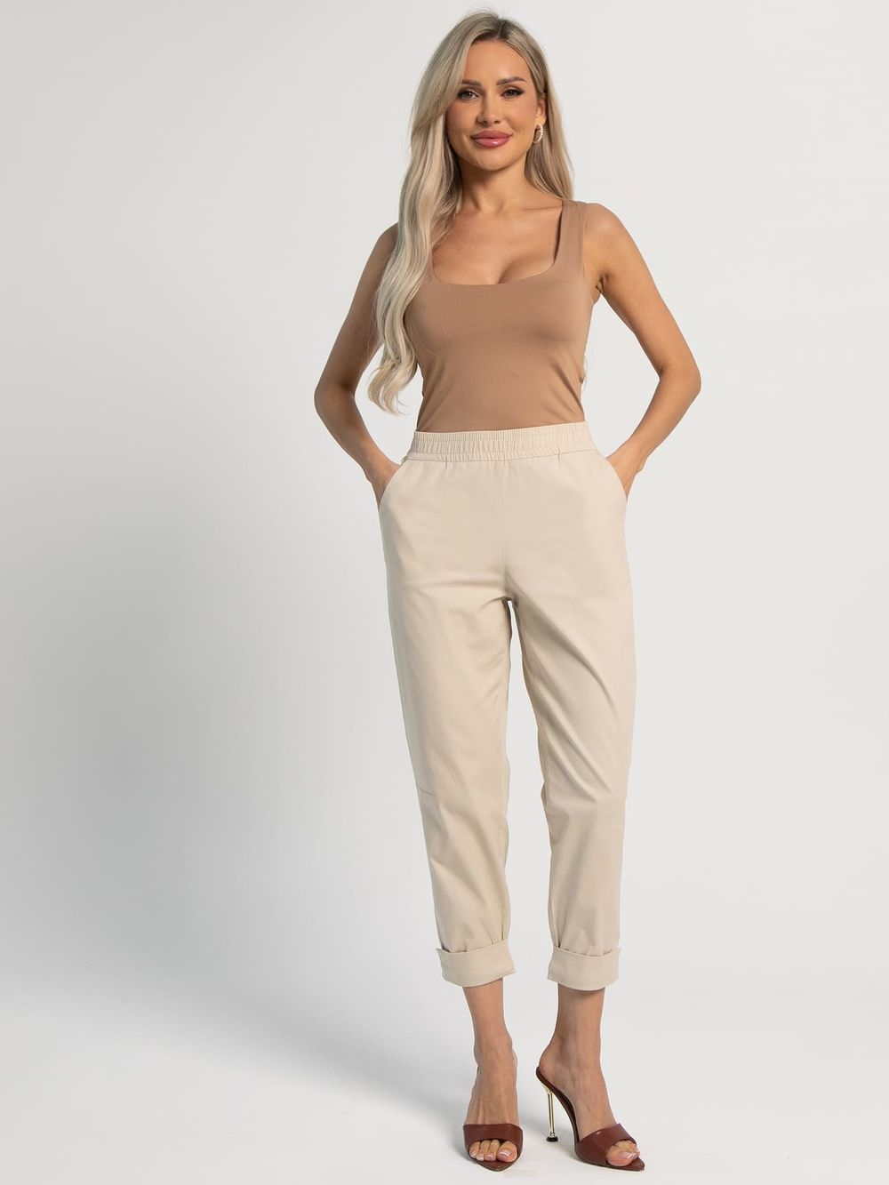 Брюки Жаркое лето (бежевые) Б15956-18М LT Collection