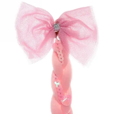 Коса карнавальная «Розовая нежность» 45 см