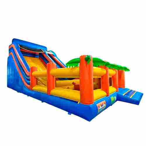 Надувной батут-горка "Супер-волна ST" 12*5*8 м