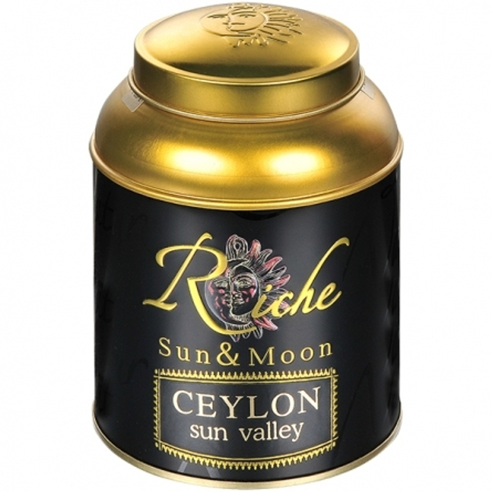 Чай Riche Natur "Sun & Moon | Ceylon sun valley", черный крупнолистовой, 100 г