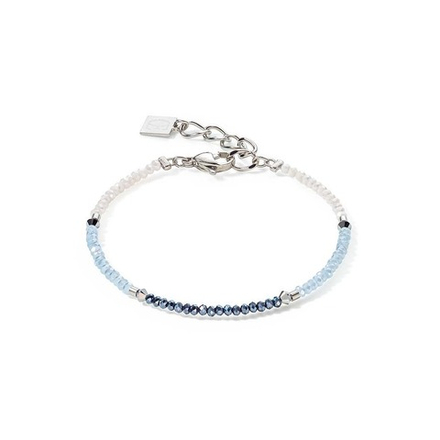 Браслет Coeur de Lion Light Blue-Silver 6006/30-0741 цвет голубой, серебряный