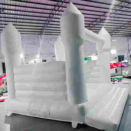 Белоснежный надувной батут - фотозона и реквизит для свадебных торжеств и праздников, 4*3*2,75 м